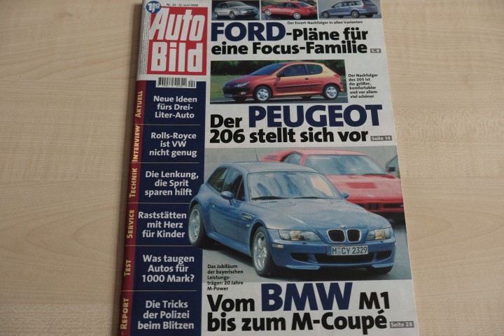 Deckblatt Auto Bild (24/1998)